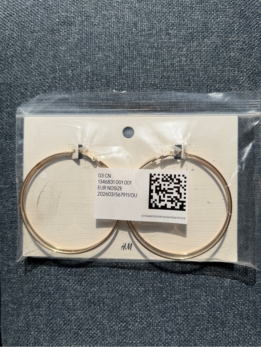 H&M
DOUBLE HOOP EARRINGS